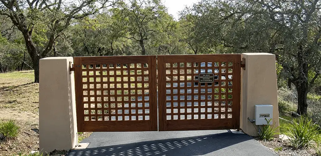 Driveway gate installation for a residential property in Philadelphia, PA