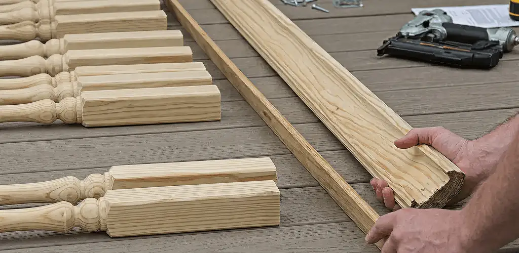 Handrail installation materials and wood components for stair rail work in Philadelphia, PA